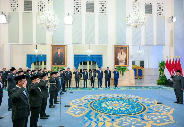 Presiden Prabowo Lantik