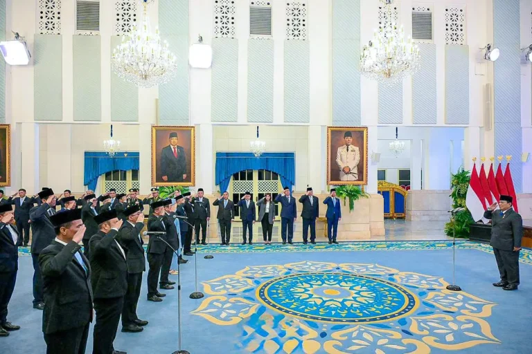 Presiden Prabowo Lantik